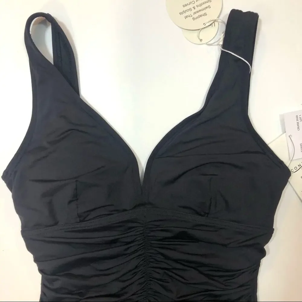 Coco Reef BLACK VNeck Underwire One-Piece Swimsuit - Picture 6 of 8